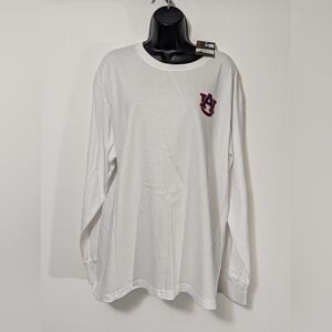 NWT Women's Three Square Auburn Tigers Traditions Pennant Long Sleeve Size  XL